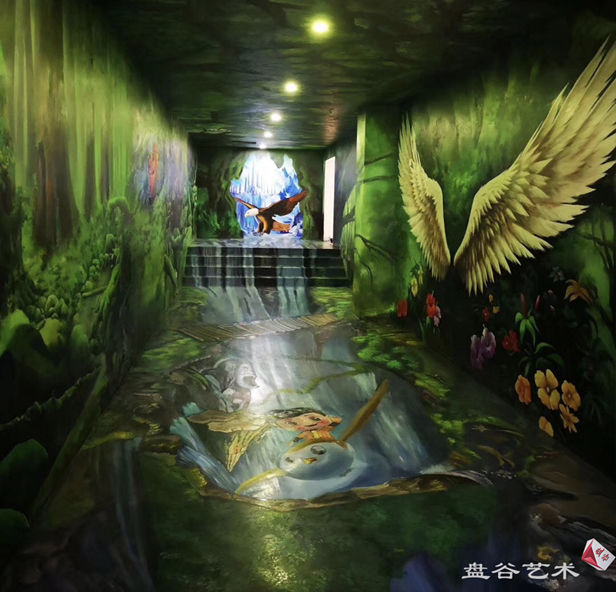武漢周黑鴨3D展館 森林通道