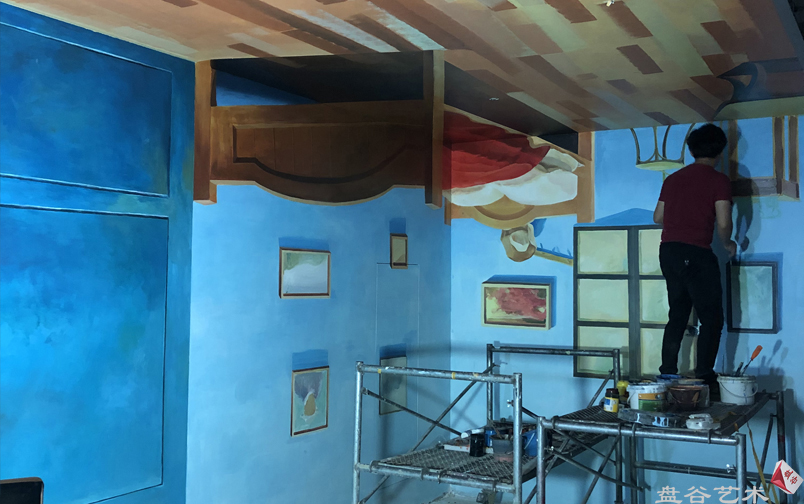 武漢周黑鴨3D展館 梵高的小木屋