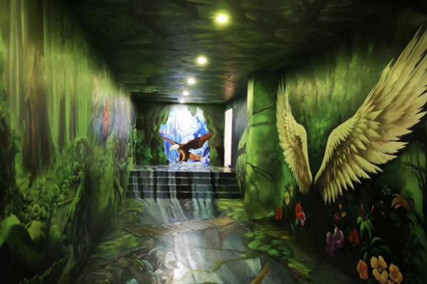 武漢周黑鴨3D展館 森林通道