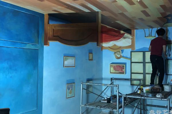 武漢周黑鴨3D展館 梵高的小木屋