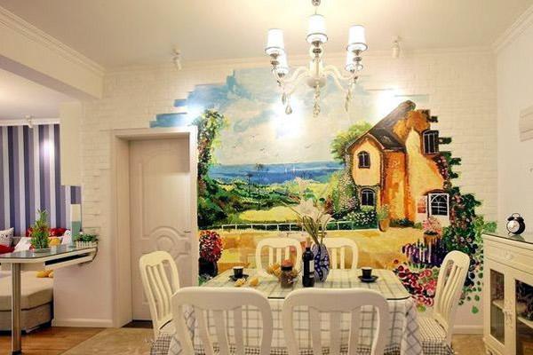 家裝—餐廳彩繪